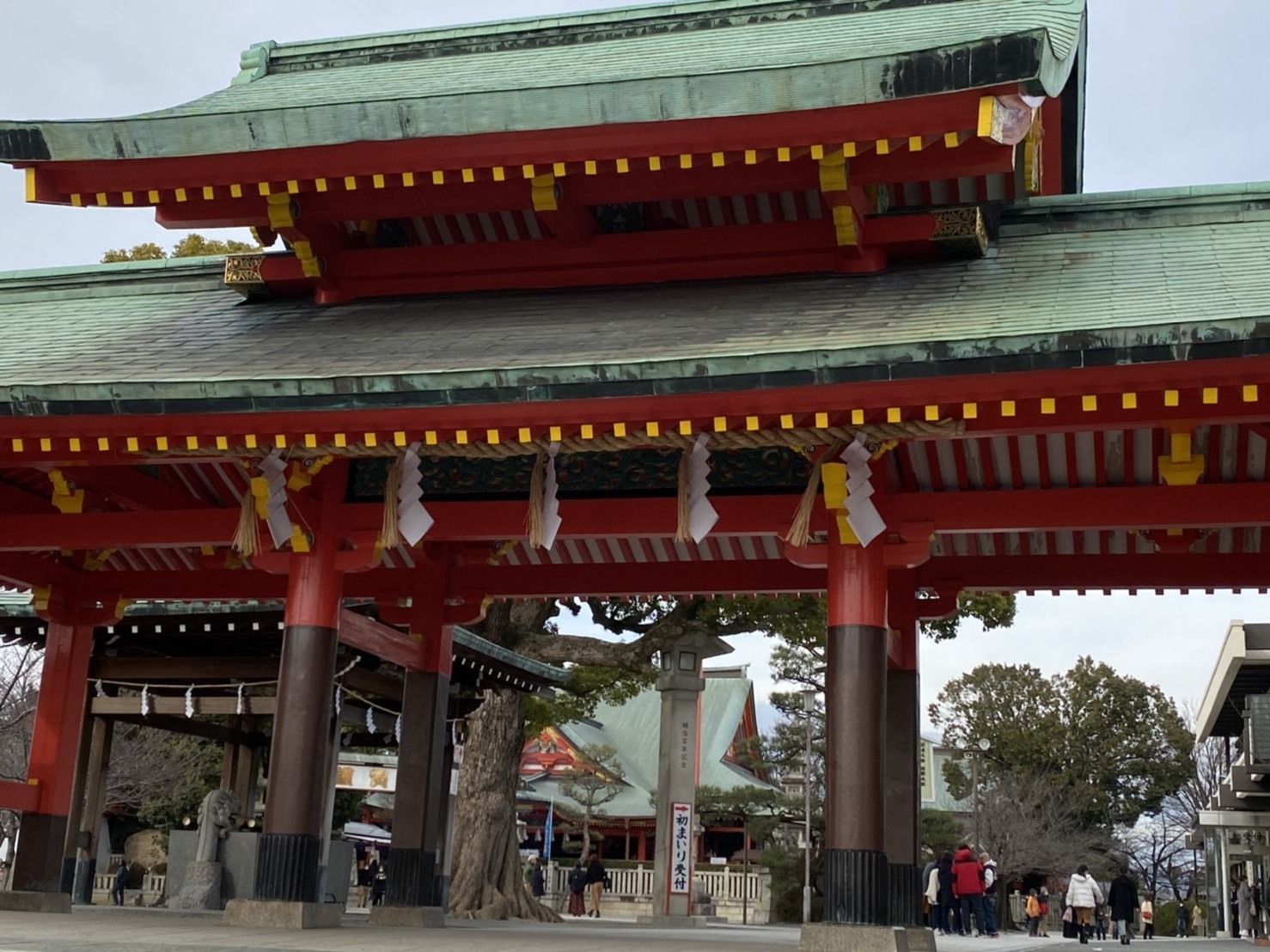 神社　初参り　初詣